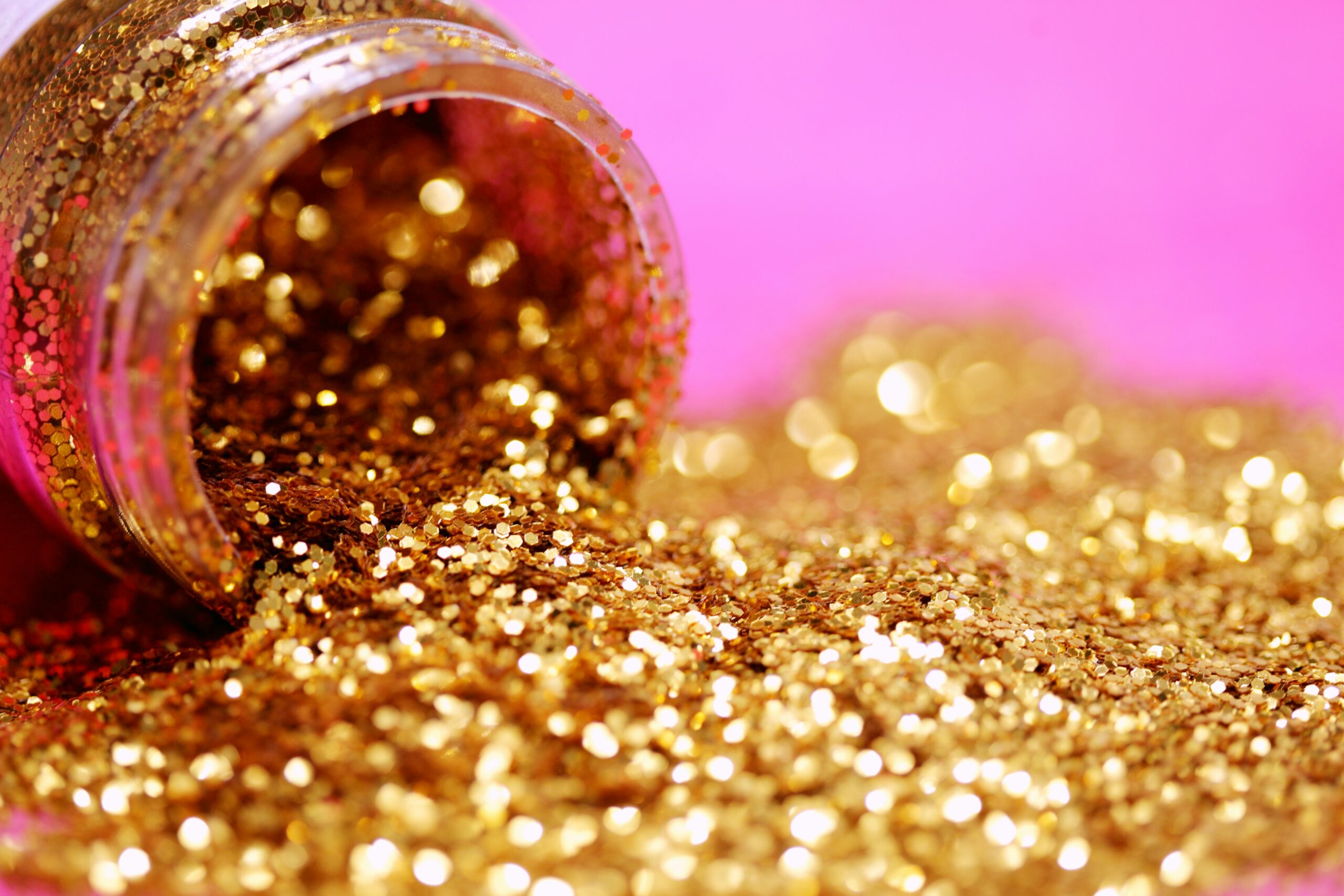 gold glitter