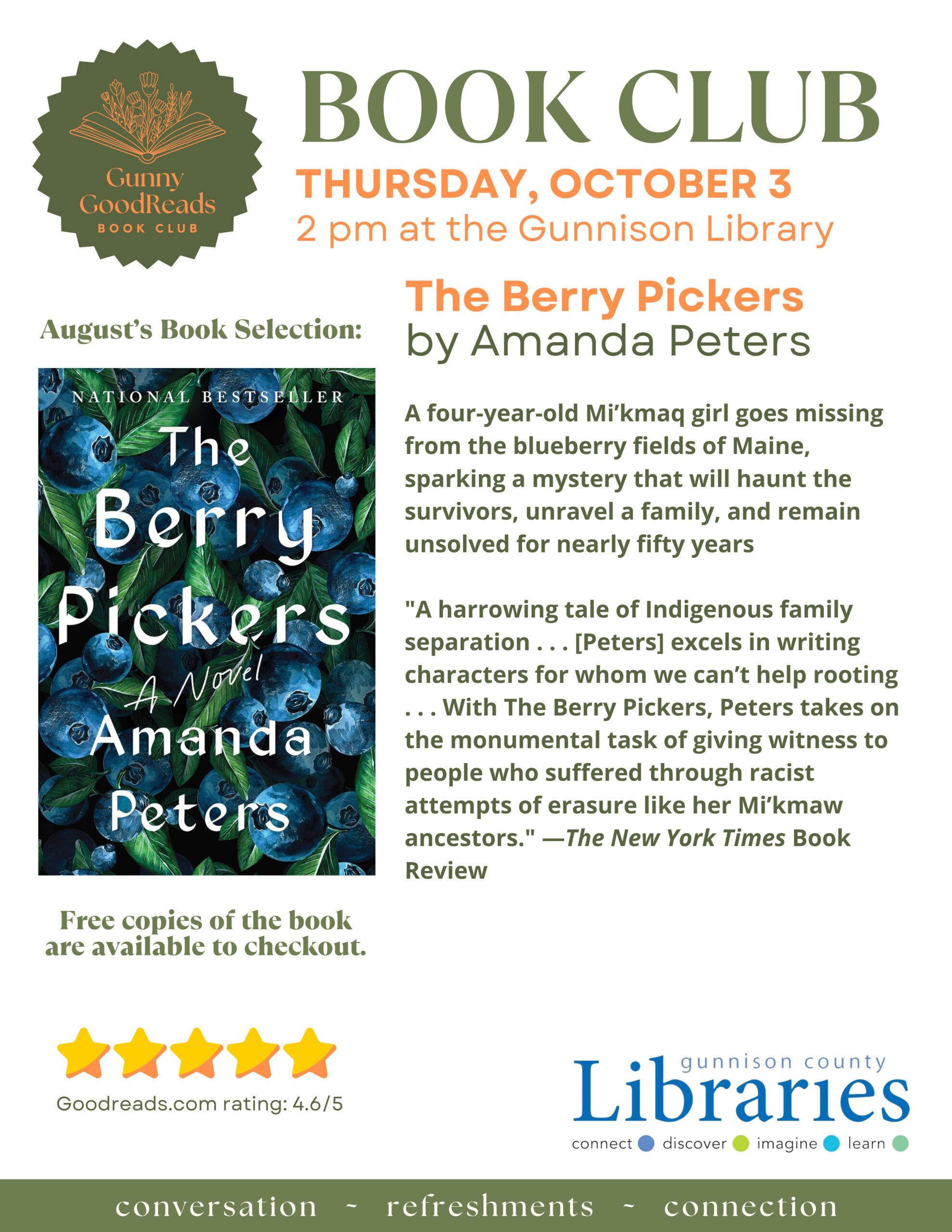 The Berry Pickers book club meeting